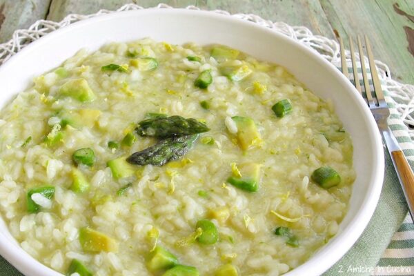 Risotto agli asparagi con riso Sant'Andrea